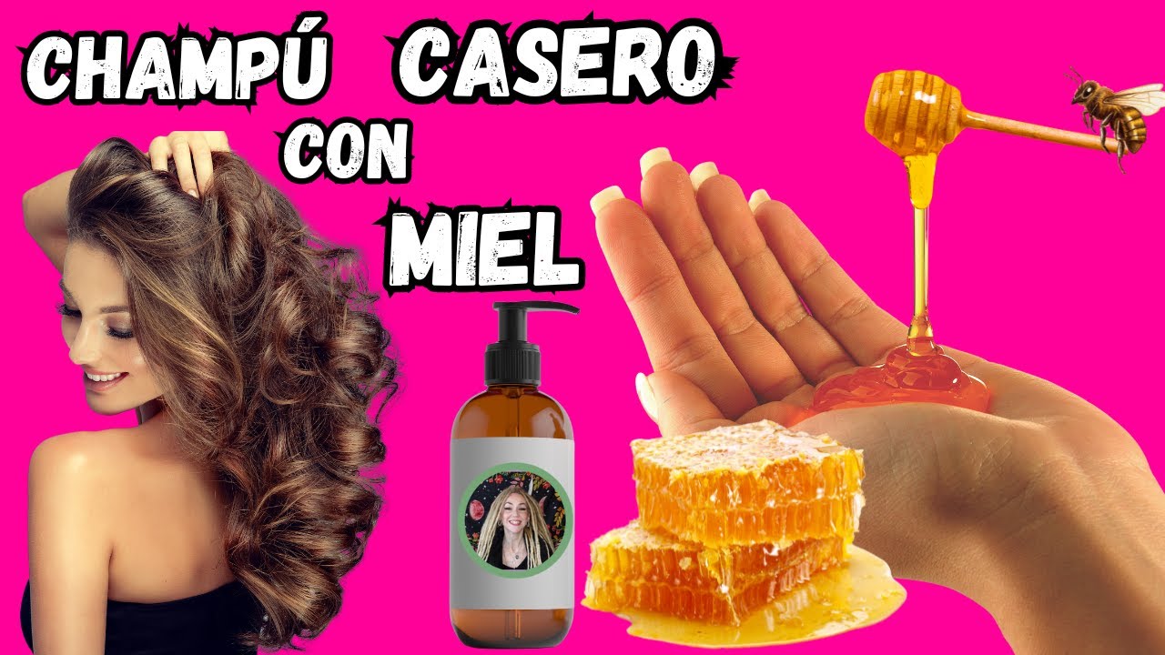 Como hacer un CHAMPÚ LÍQUIDO de MIEL natural. Cosmética Natural Casera