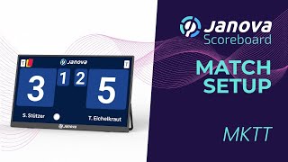 Anleitung: MKTT-Match am Janova Scoreboard starten | digitales Tischtennis Zählgerät screenshot 1
