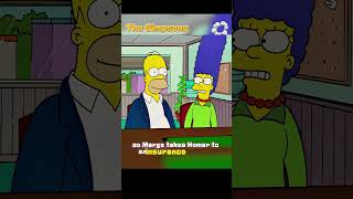 Homer discovered a bunch of spiders in the garage