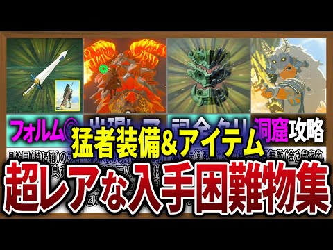 【ティアキン】猛者限定！？入手困難な装備・アイテムのまとめ【ゼルダの伝説ティアーズオブザキングダム】【総集編】【作業用】