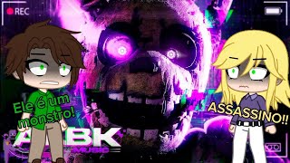 🎃Familia Tennyson reagindo a o rap do Springtrap -Pesadelo sem fim- | (ALBK/au)🎃
