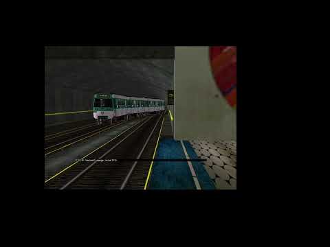 Open rails avec le mf77 du métro paris sur la ligne 6 du métro de ...