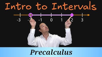 Precalculus 1.1.8 - Intro to Intervals