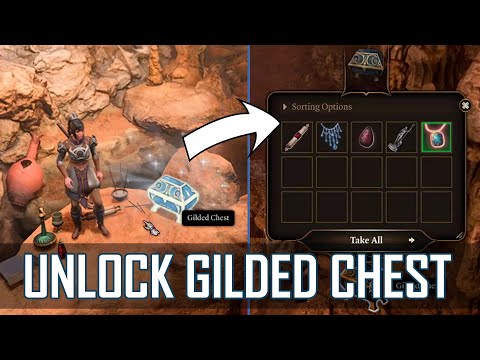 Unlock Gilded Chest in Owlbear Cave | Baldur's Gate 3 Guide