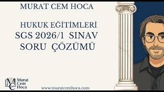 2026/1 STAJ BAŞLATMA SINAVI  BORÇLAR HUKUKU SORULARI ÇÖZÜMÜ