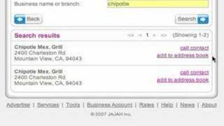 Jajah Free Global Yellow Pages screenshot 4