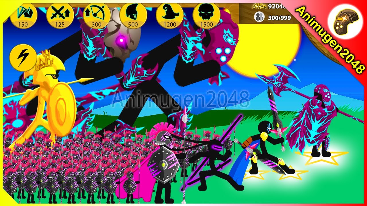 NEW XIPHOS NINJA CYPERPUNKS GRIFFON VS FINAL BOSS Stick Figure | Stick War Legacy Mod | Animugen2048