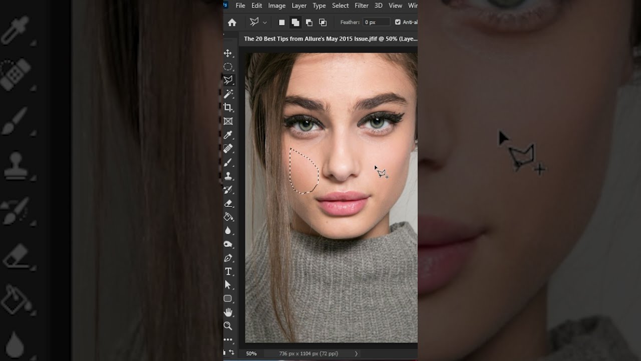 HOW TO ADD DIGITAL MAKE-UP IN PHOTOSHOP CC 2021 (HINDI)
