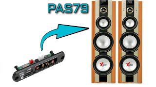 how to install a bluetooth mp3 player on old active speakers