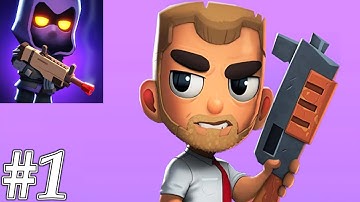 Battlelands Royale - Gameplay Walkthrough Part 1 - Gibbons First Kill  (iOS, Android)