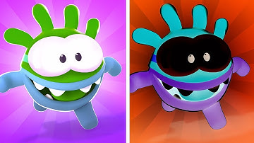 Om Nom Run  vs Reverse Colour Run walkthrough , iOS Android New Update part : 1460