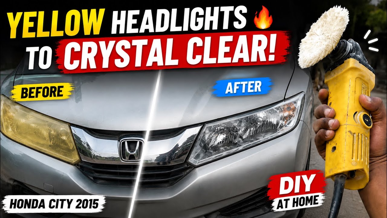 How to Polish Car Lights at Home for Crystal Clarity 