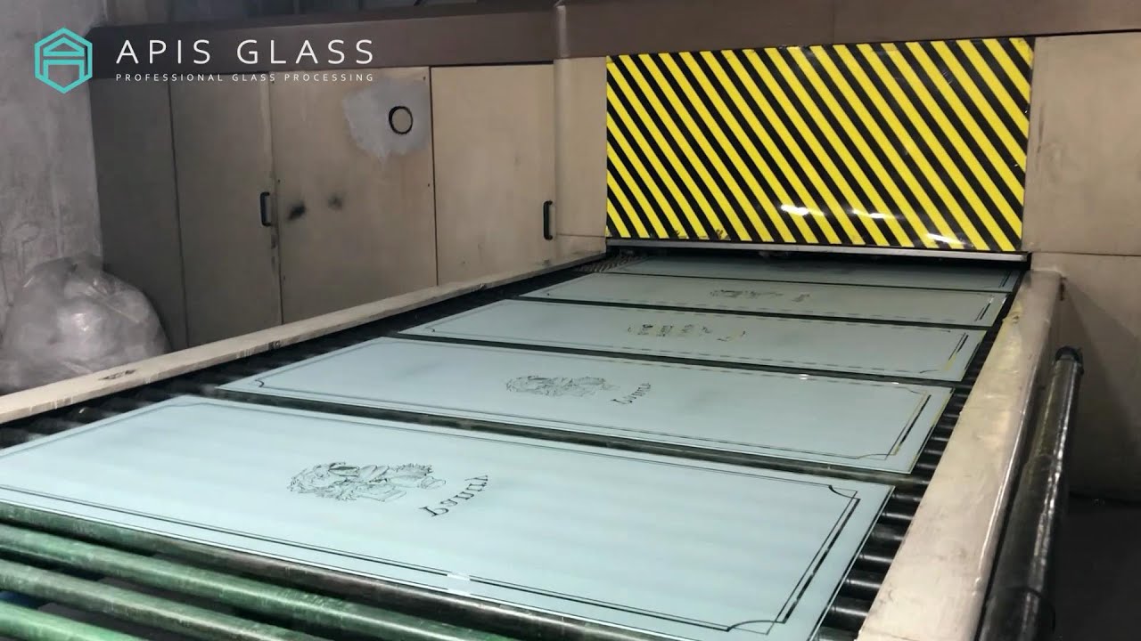 Apis Painted Interior Door Glass Inserts Processing and Tempering YouTube