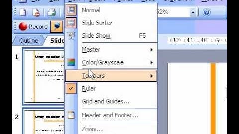 Microsoft Office PowerPoint 2003 Add headers and footers