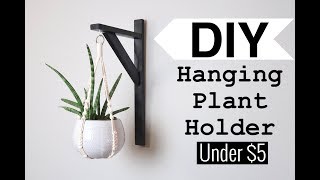 DIY PLANT HANGING HOLDER *UNDER $5*