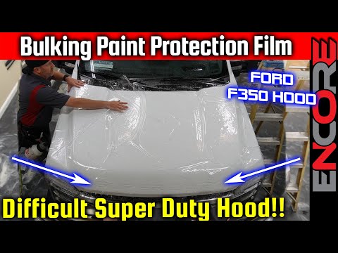 Bulking a Difficult SUPER DUTY Hood – Ford F150 – How to Install PPF