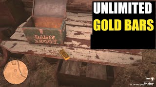 Red Dead Redemption 2  The Only GOLD BAR GLITCH That Still Works   Story Mode  Unlimited