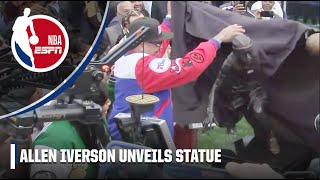 Allen Iverson's statue is unveiled at 76ers' training complex | NBA on ESPN