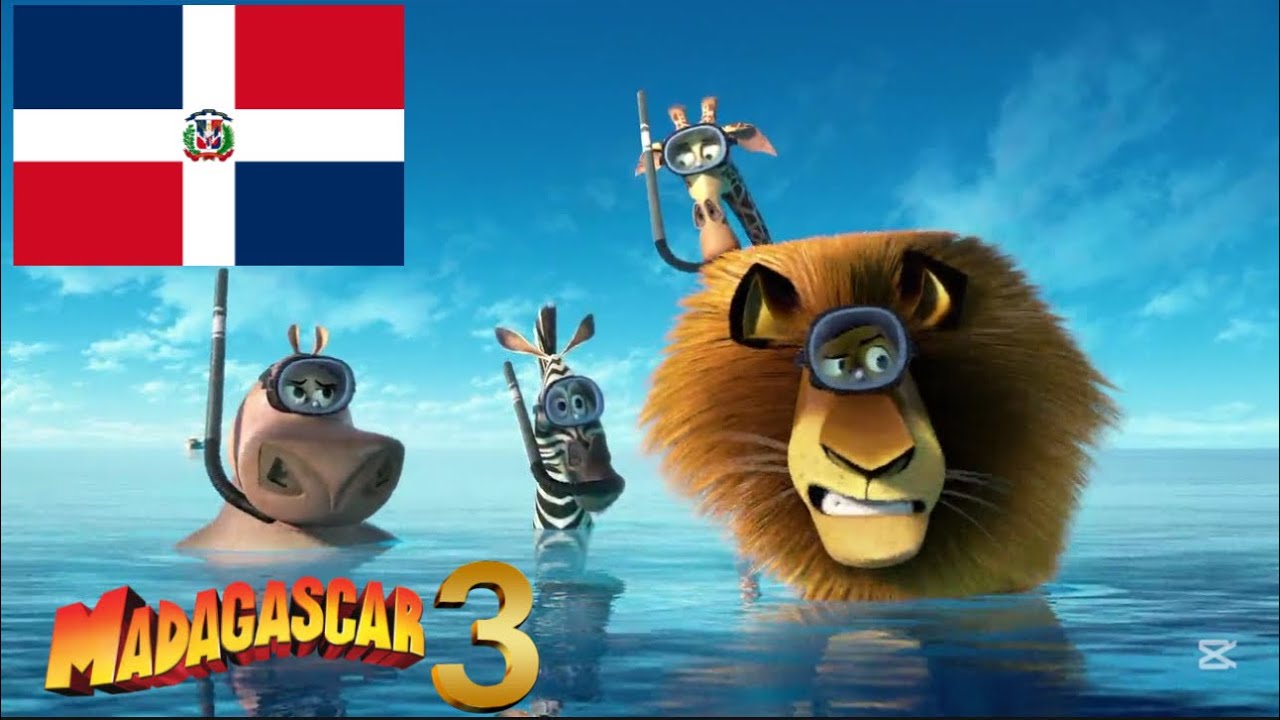 Madagascar 3: Tiki tiki a la pantalla🐅|| doblaje🇩🇴|| tobi dominicano