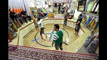 Iranian Men Kabbadeh Training