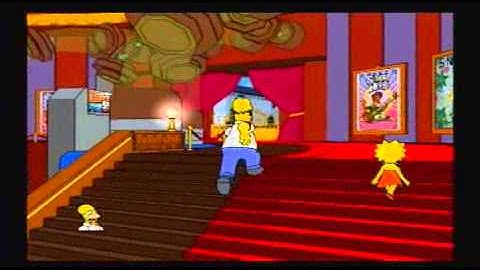 The Simpsons Game Walk/Playthrough Part 16: Saved The 8-bit Simpsons
