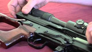 SVD-M Dragunov sniper rifle - gun disassembly