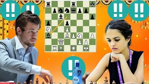 Magnus Carlsen vs Tania Sachdev 21