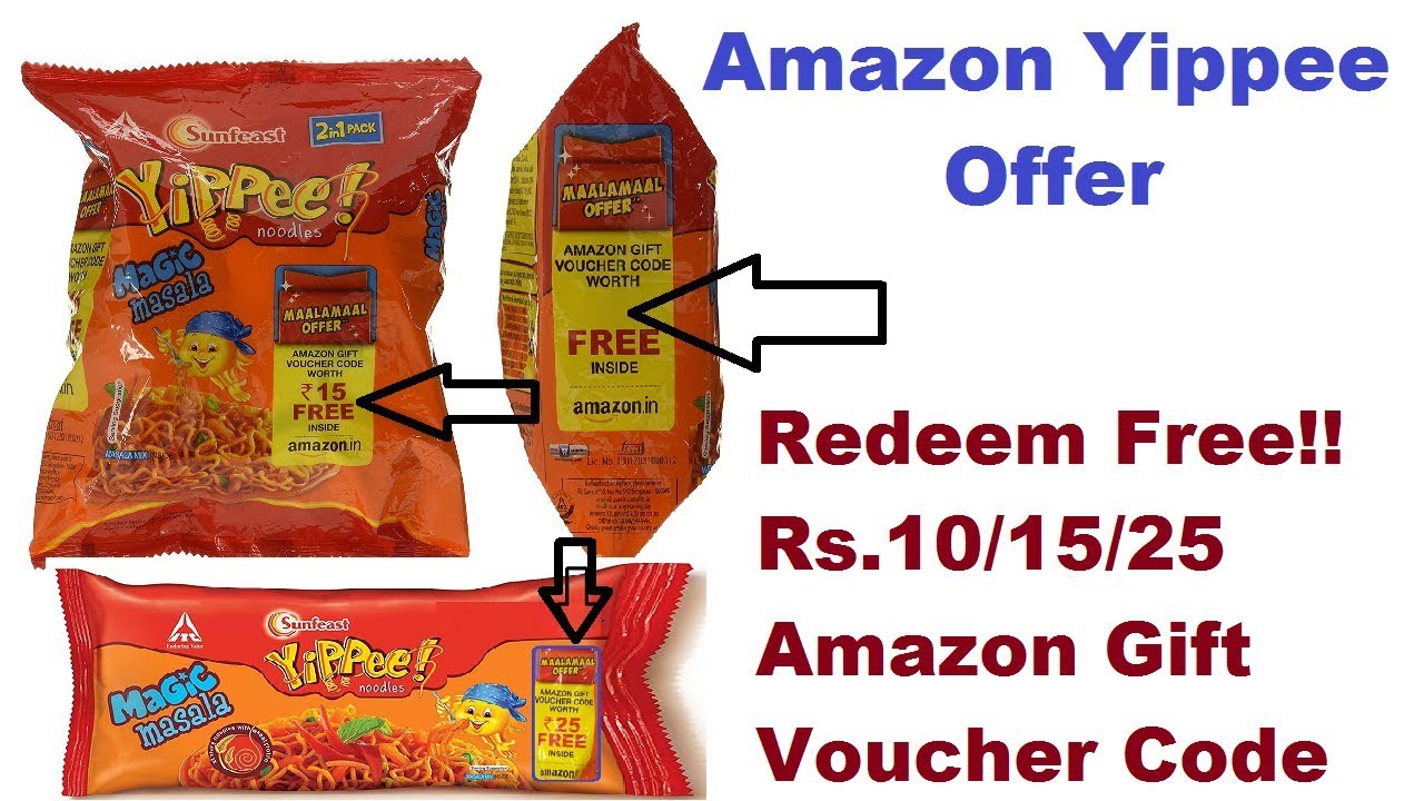 Amazon Yippee Offer: Get FREE ₹25 Amazon Gift Voucher