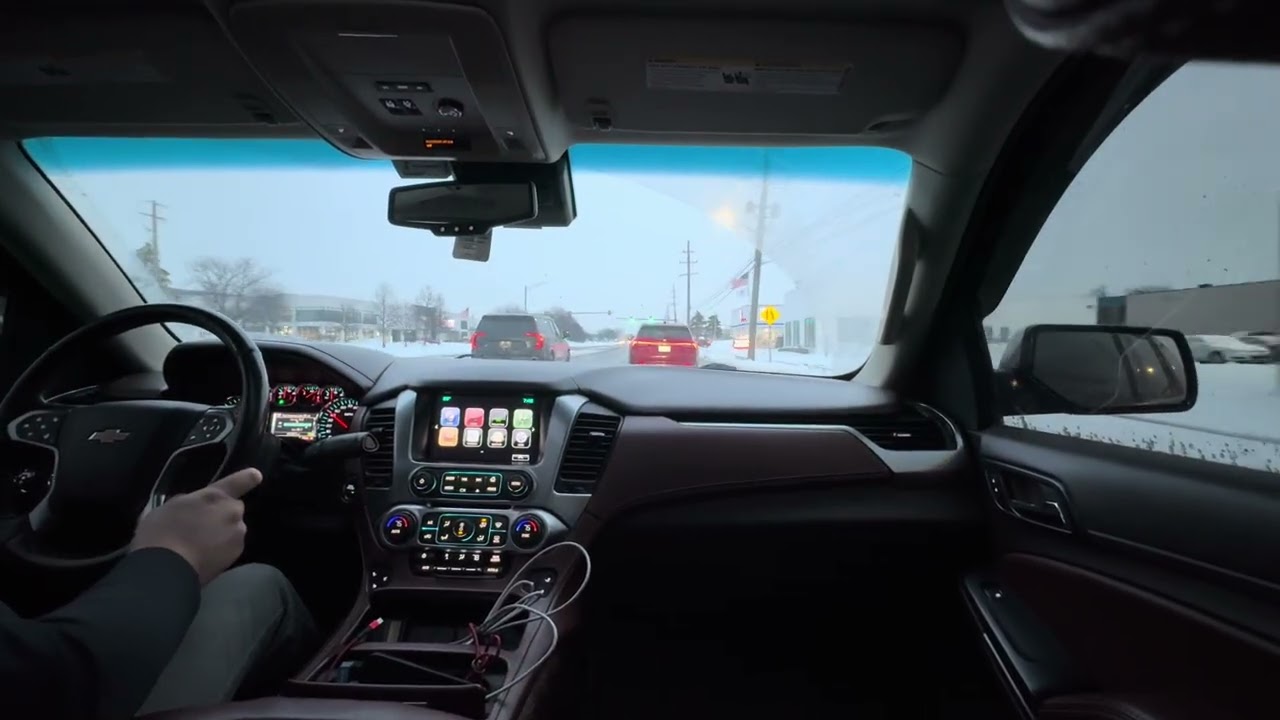 Dark Winter Morning Commute - POV Light Traffic Commentary Reaction