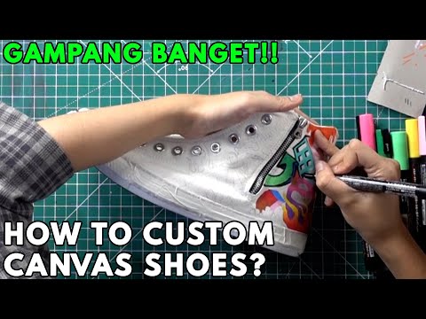 Video: Cara Menghias Sepatu Kanvas Dengan Spidol (dengan Gambar)
