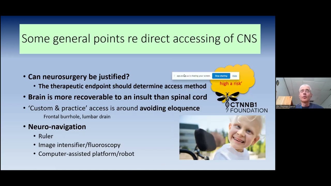 Overview of Routes of Administration in Gene Therapy with a Focus on ICV - Thomas Carrol