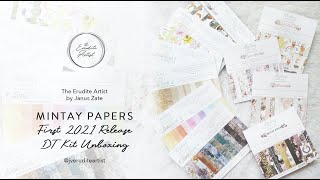 Mintay Papers 2021 First Quarter Release, Design Team Kit Unboxing