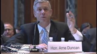 Sen. Moran Questions Education Secretary Duncan About College Rating System