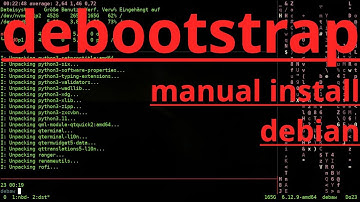 full debootstrap scripted system manual install debian i3-wm