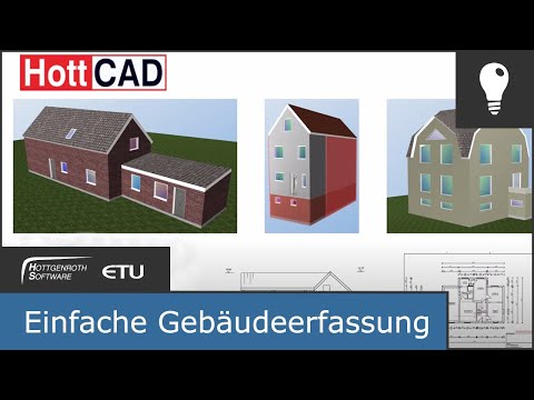 Einfache Gebäudeerfassung - HottCAD