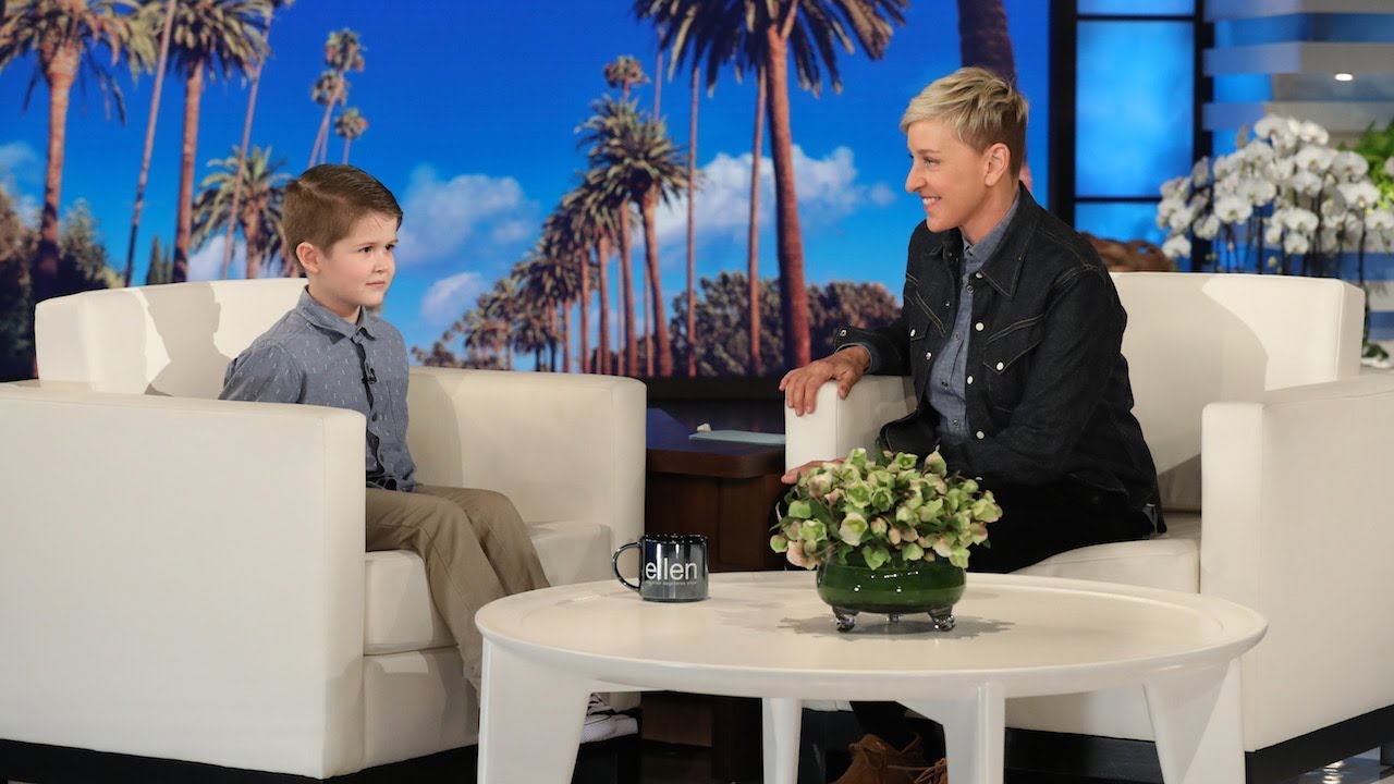 Ellen Meets Kid Geography Expert Landon Gregory