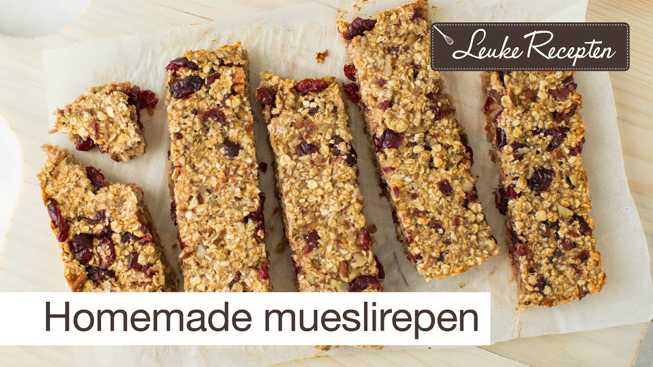 Hedendaags Video homemade mueslirepen - Leuke recepten RH-07