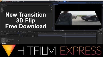 Hitfilm Tutorial 3D Flip Transitions - Hitfilm Express 2017 - with project files