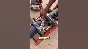 Stronger Than Steel Joints | HDPE Butt Fusion Welding Technology #pipe #usa #viral