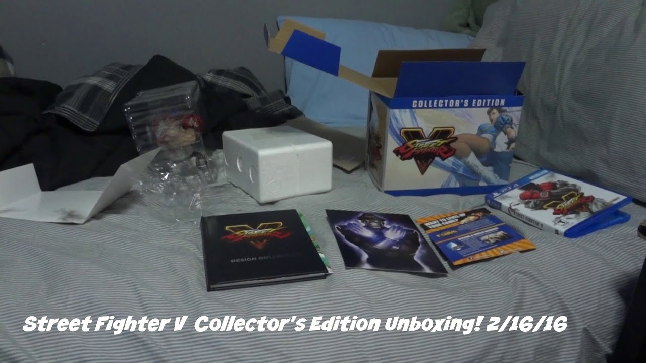 Street Fighter V (PS4) Unboxing!! 