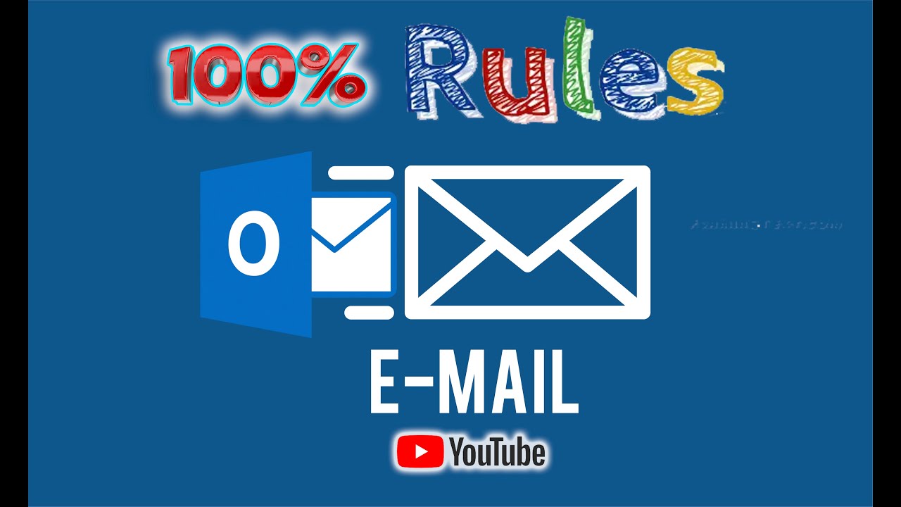 Outlook Rules || Mail Rules #100 - YouTube