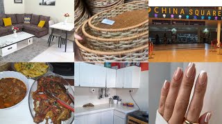 WEEKLY VLOG::3 BEDROOM APARTMENT TOUR +CHINA SQUARE SHOPPING HAUL +SELF CARE+ERRANDS+GETAWAY