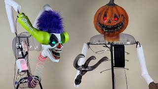 Handstand Clown & Pumpkin Scarecrow Mechanisms