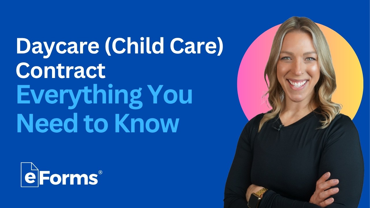 Daycare (Child Care) Contract Everything You Need to Know - YouTube