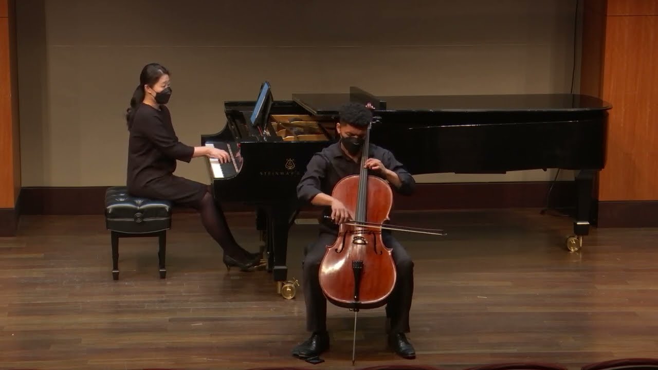 Brahms Four Lieder Op.43 No.2 “Die Mainacht” arr. for Cello and Piano