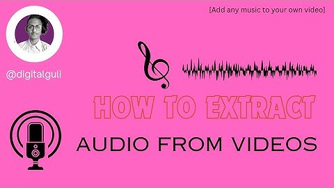 How To Extract Audio From Videos (InShot Tutorial by @digitalguli)