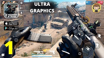 Modern Strike Online Shooter Gameplay - Part 1 (Android/iOS)