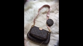 Unboxing Multi Pochette Accessories Rose Louis Vuitton