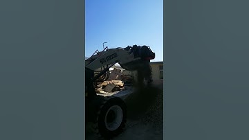 concrete mixer with wheel loader