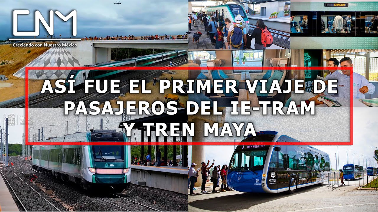 Arranca operaciones el Tren Maya, con los primeros pasajeros desde Campeche a Quintana Roo